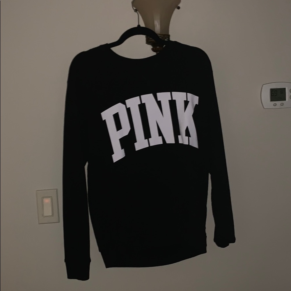 plain black long sleeve from pink